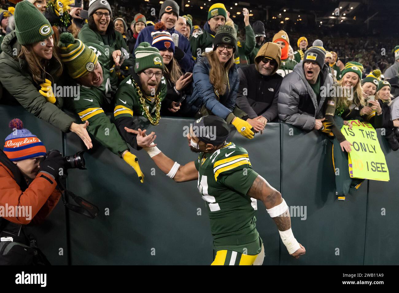 Green Bay, WI, USA. 7th Jan, 2024. Green Bay Packers safety Jonathan