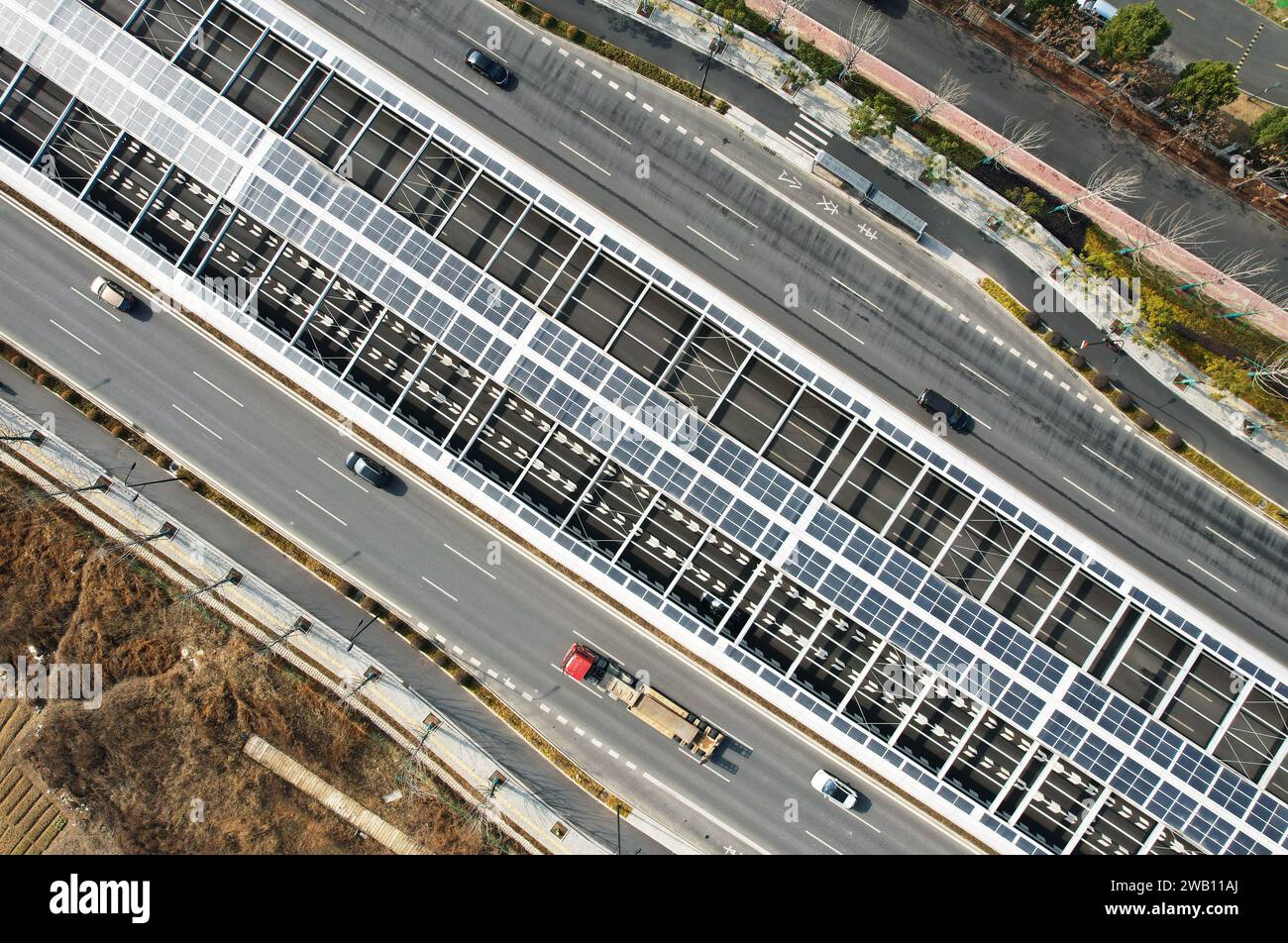 HANGZHOU, CHINA JANUARY 8, 2024 An aerial photo shows the Yunxi