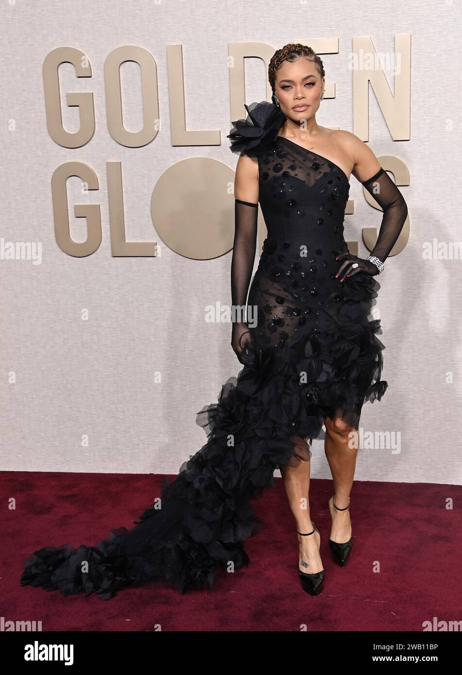 Beverly Hills, USA. 07th Jan, 2024. Andra Day arriving at the 81st