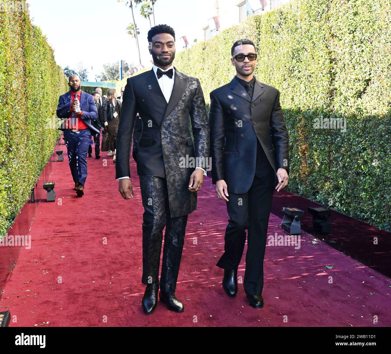 Beverly Hills, United States. 07th Jan, 2024. Jelani Alladin and Noah J ...