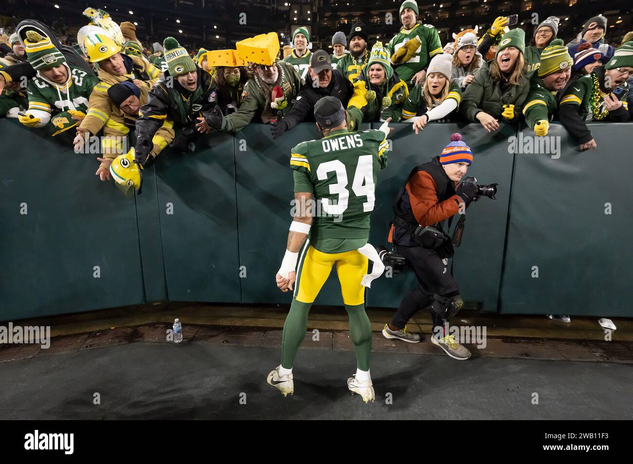 Green Bay, WI, USA. 7th Jan, 2024. Green Bay Packers safety Jonathan