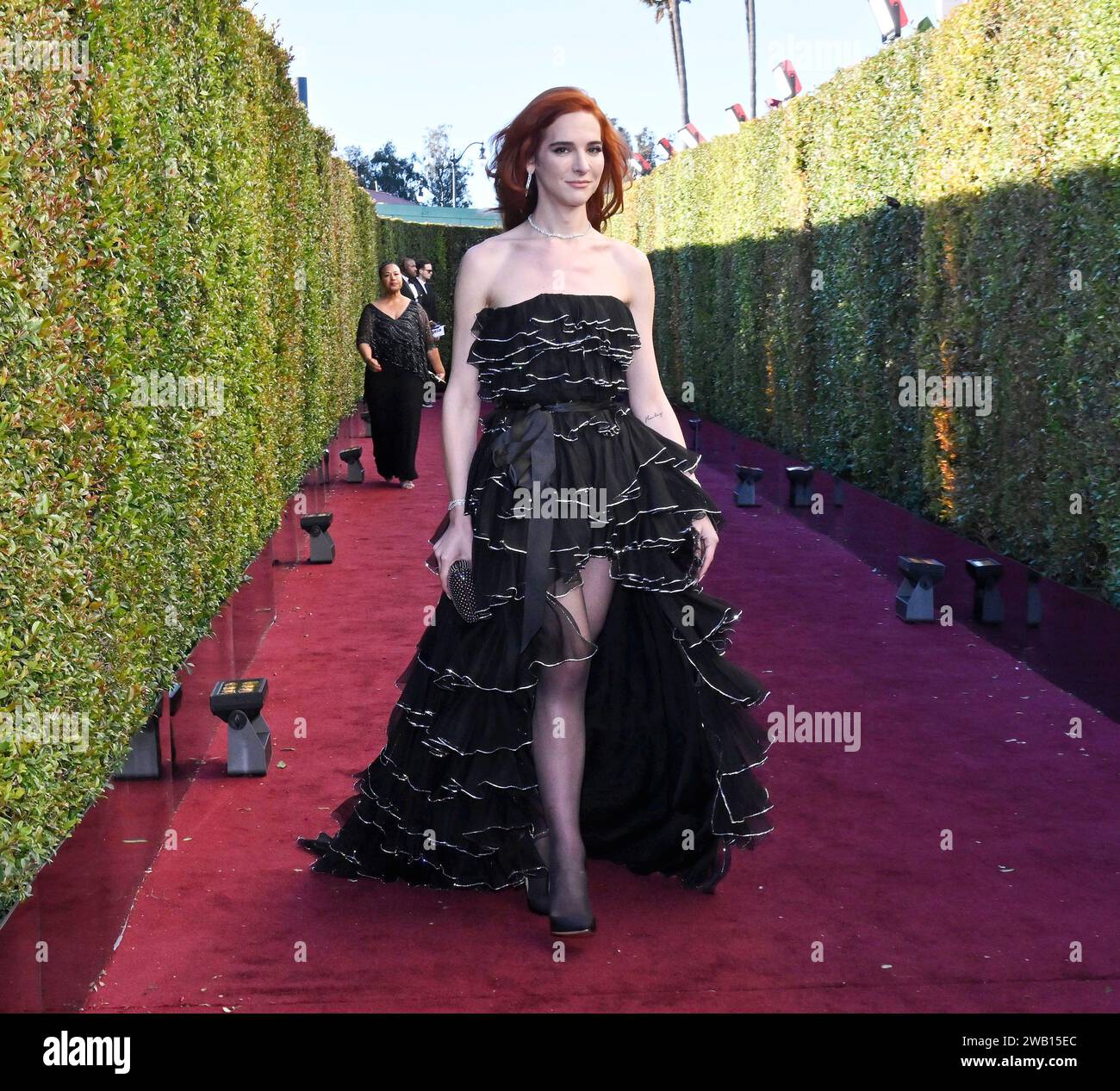 Beverly Hills, United States. 07th Jan, 2024. Hari Nef at the 81st Golden Globe Awards held at the Beverly Hilton Hotel on January 7, 2024 in Beverly Hills, California. Credit: PMC/Alamy Live News Stock Photo