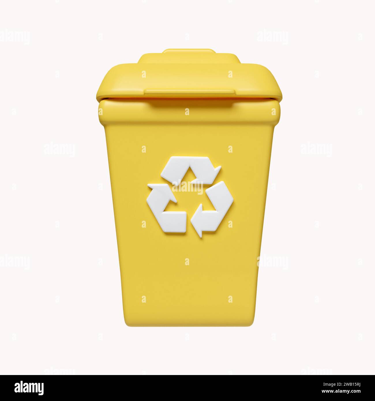 3d bin Recycle for save the earth and keep environment plastic. icon