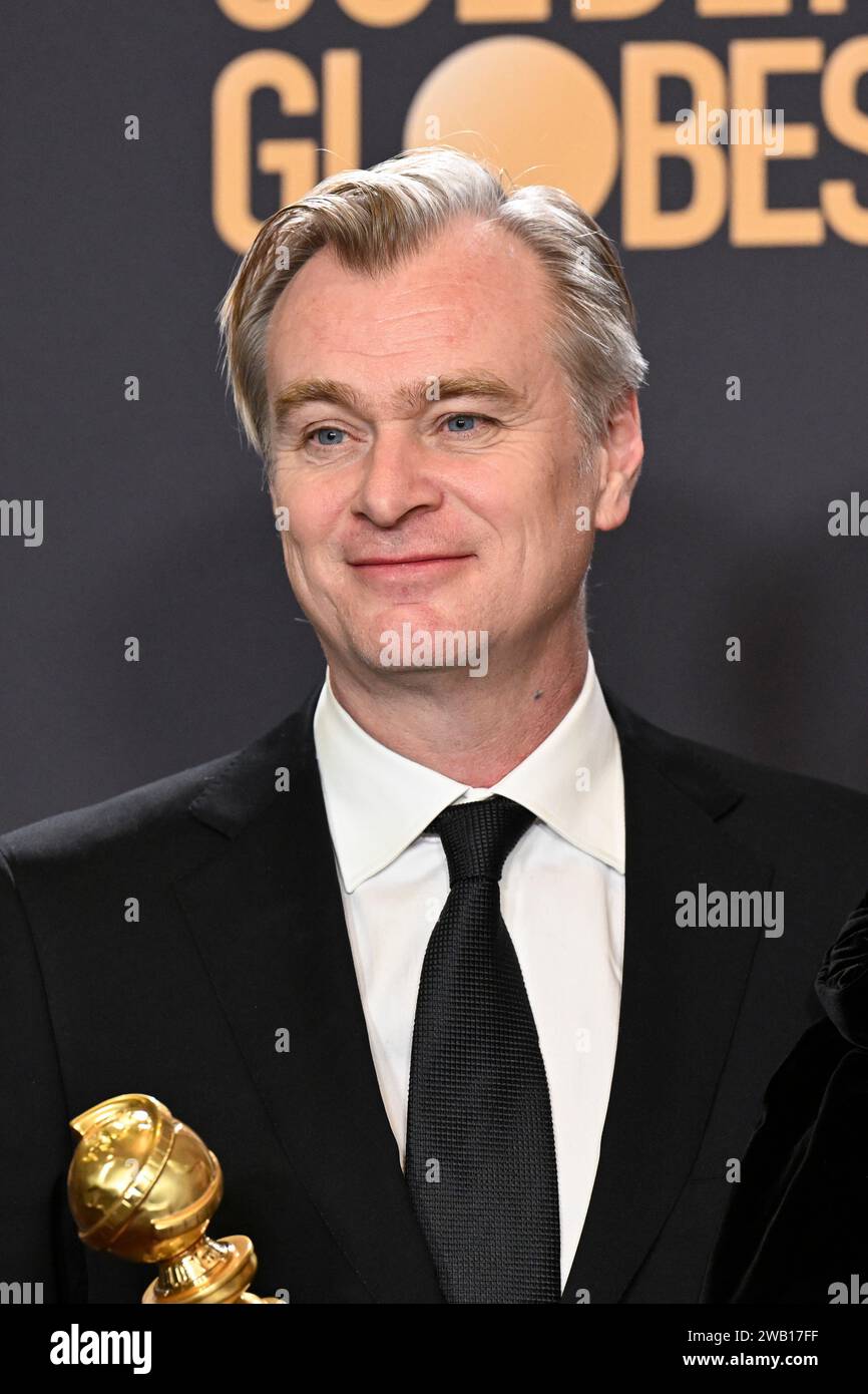 Beverly Hills, United States. 07th Jan, 2024. Christopher Nolan wins