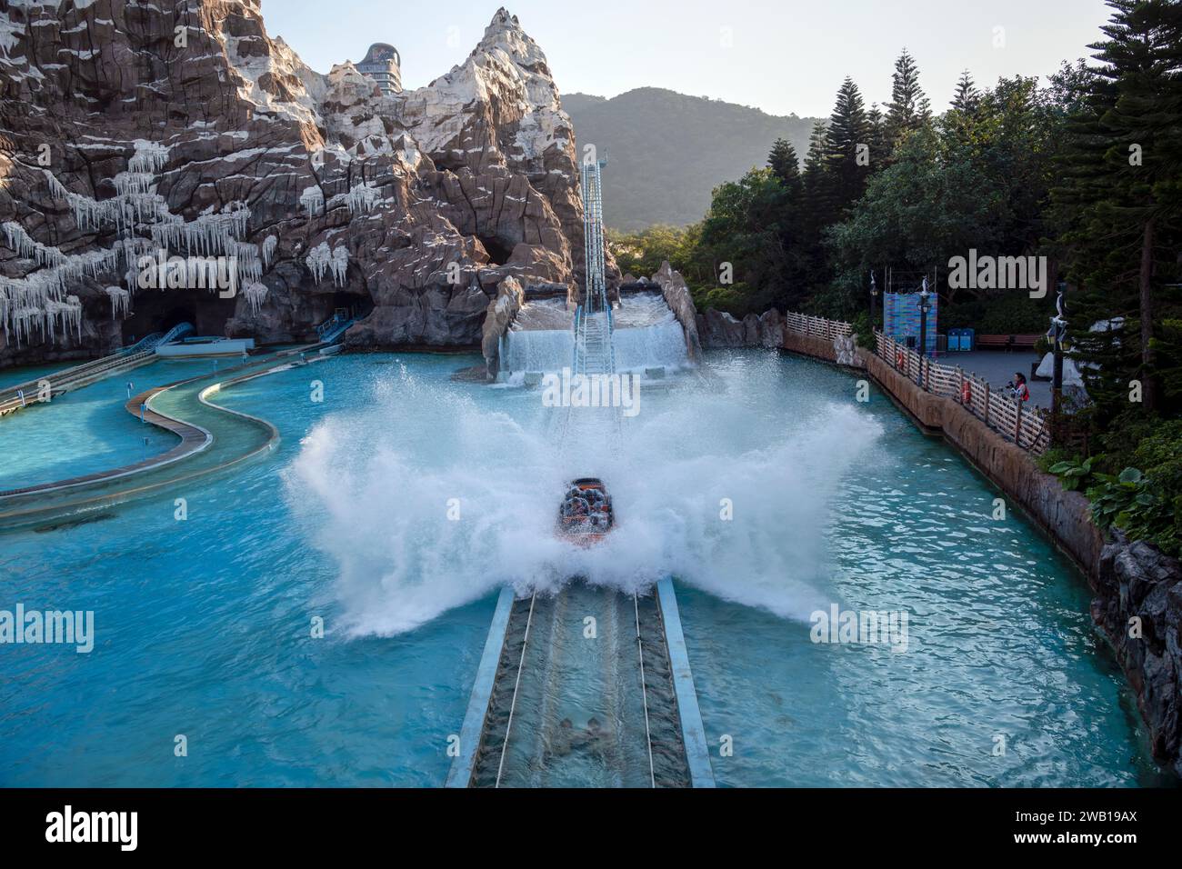 Chimelong Ocean Kingdom, Theme Park, Zhuhai, Guangdong Province, China. Stock Photo