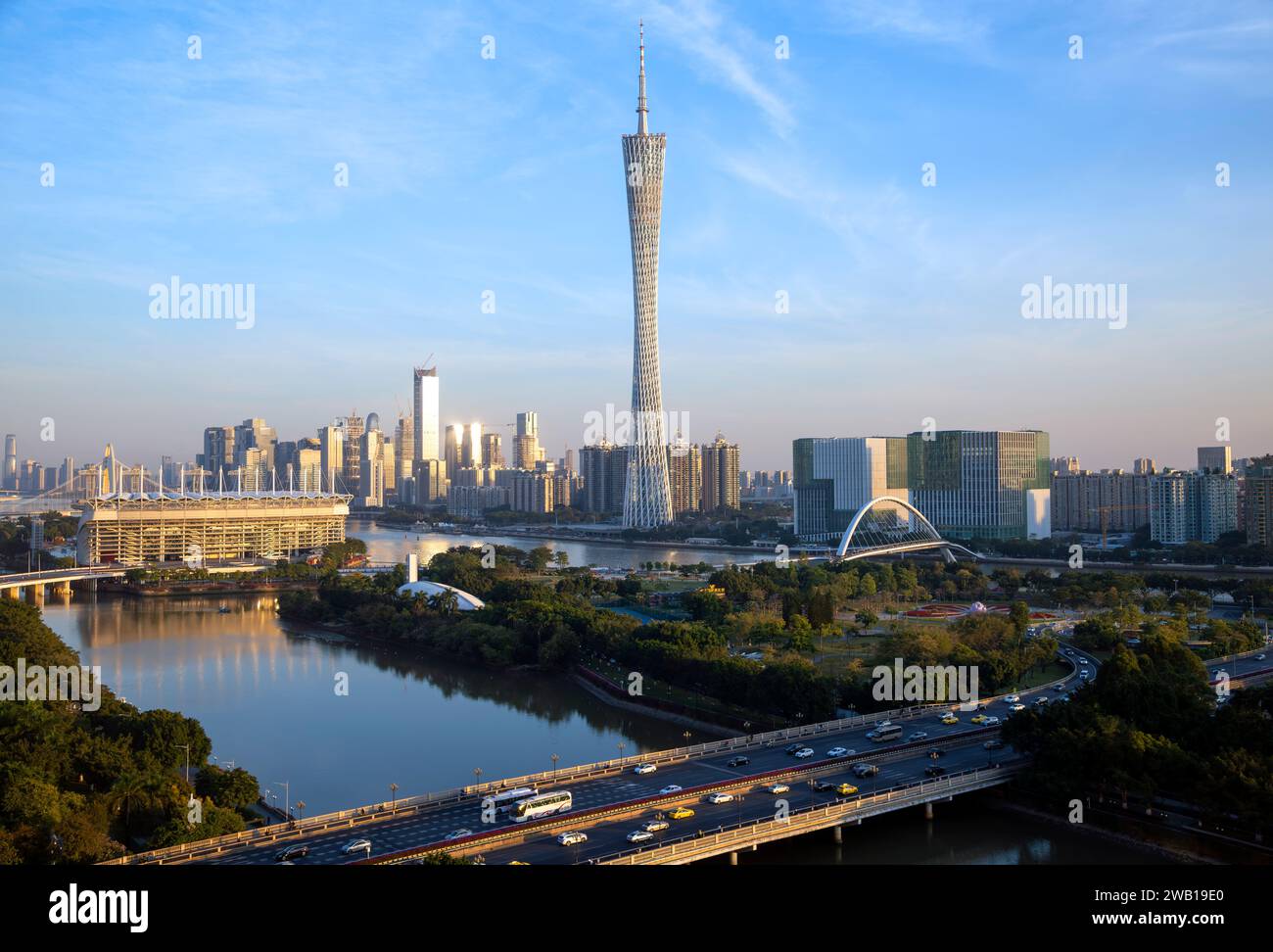 The Canton Tower, Guangzhou, China. Stock Photo
