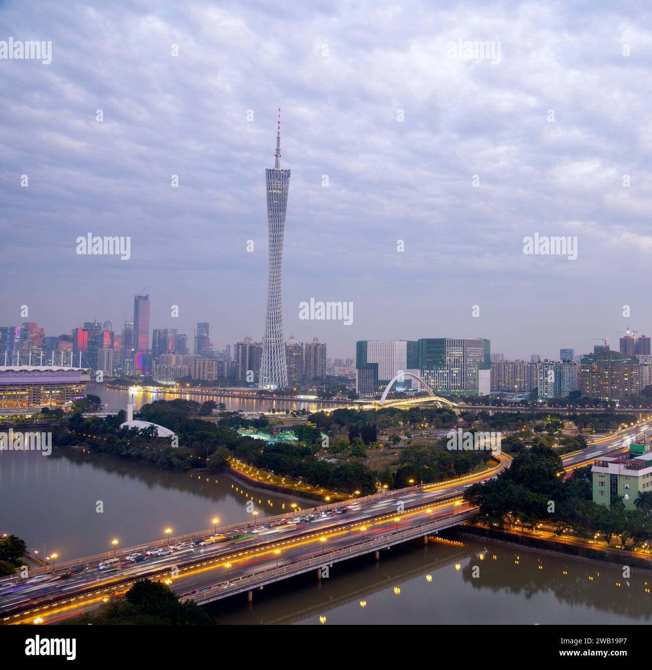 The Canton Tower, Guangzhou, China. Stock Photo
