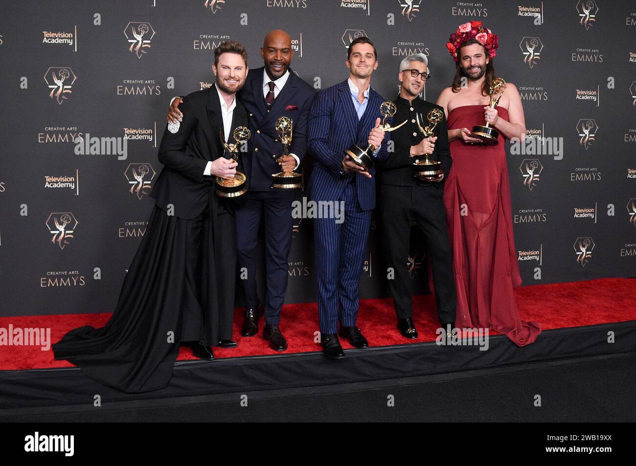 Bobby Berk, from left, Karamo Brown, Antoni Porowski, Tan France, and ...