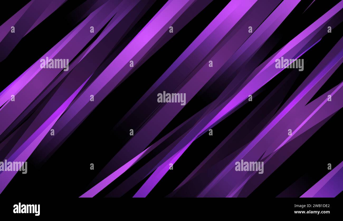 Dark violet glowing glossy stripes hi-res stock photography and images ...