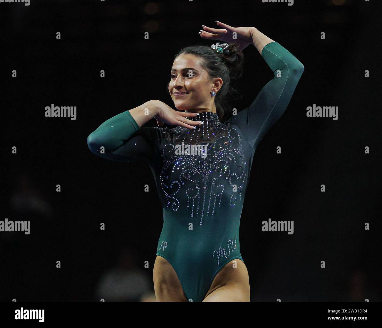 January 5, 2024 Michigan State's Delanie Harkness during Session 2 of