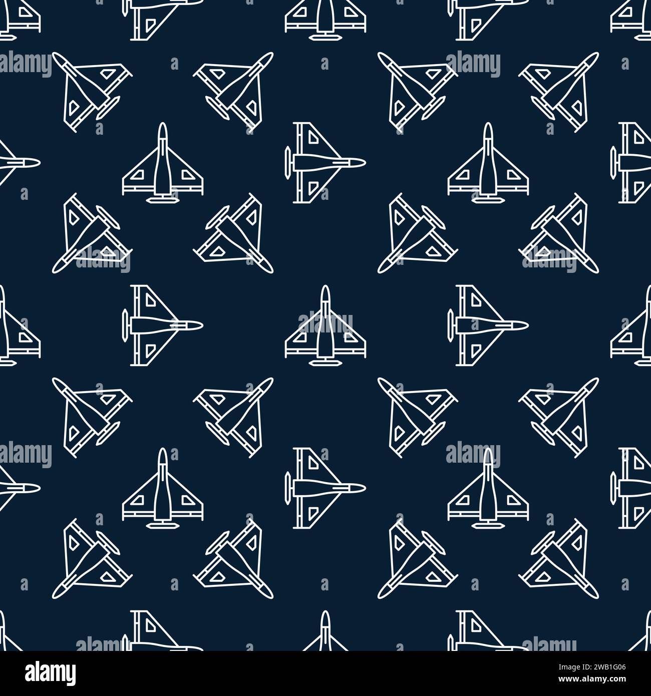 Kamikaze Drone vector concept seamless pattern - Combat Military Drone ...