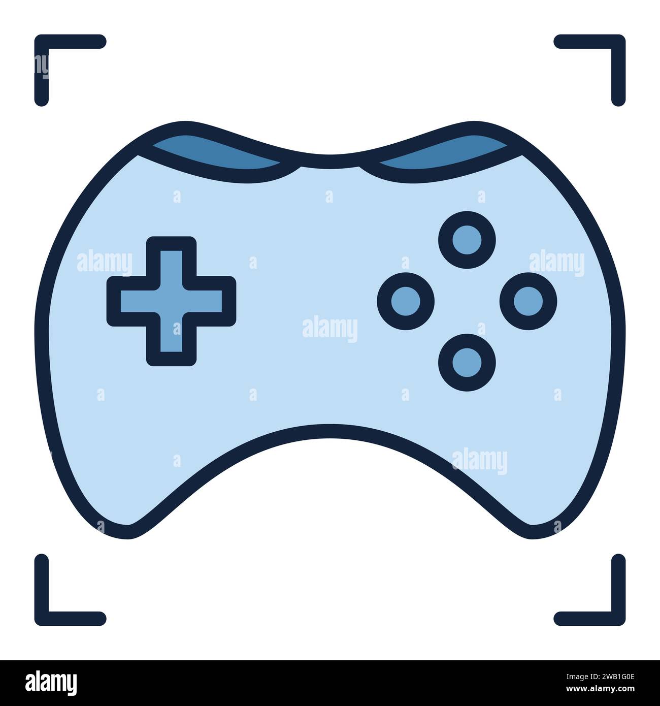 Videogame Controller vector Wireless Console Joypad concept colored ...