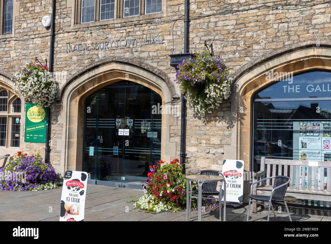 Malmesbury Town Hall Stone Building In Cross Hayes A Grade 2 Listed