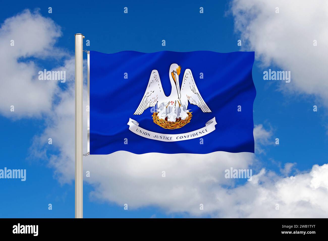 The flag of Louisiana, USA, Studio Stock Photo Alamy
