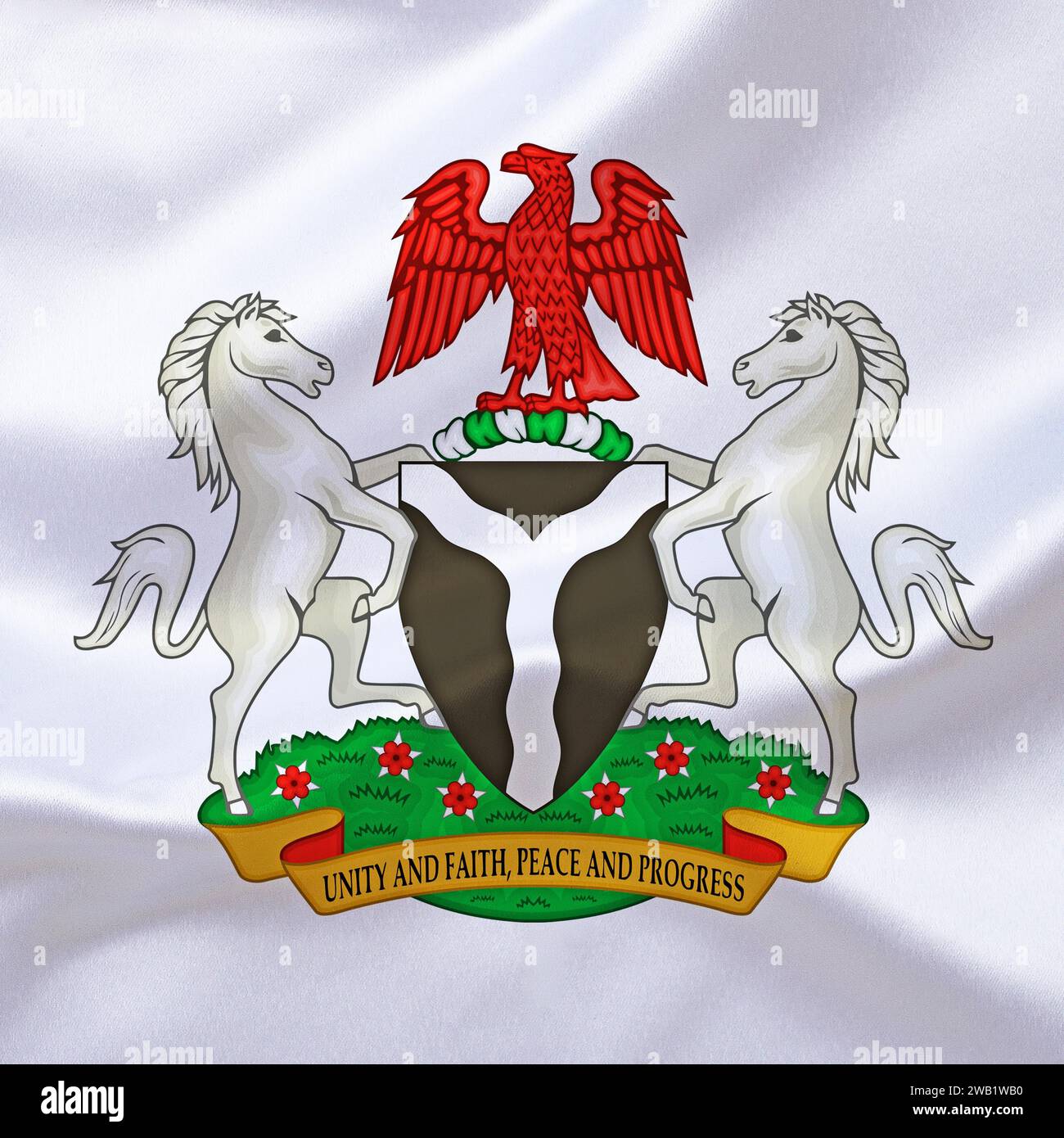 How To Draw Nigerian Coat Of Arms How To Draw Coat Of Arms Of Nigeria