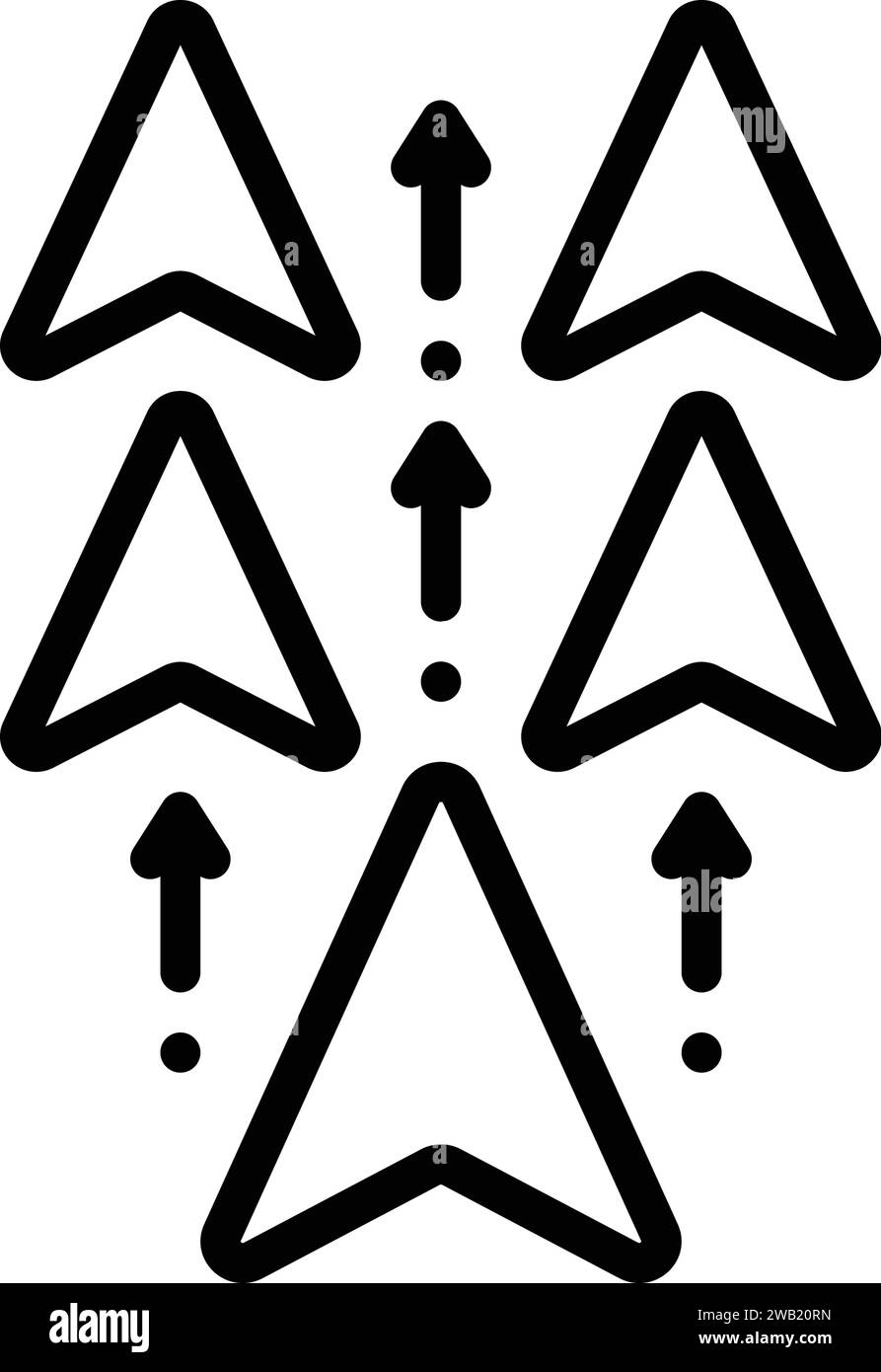 Icon for exceeded,arrow Stock Vector Image & Art - Alamy