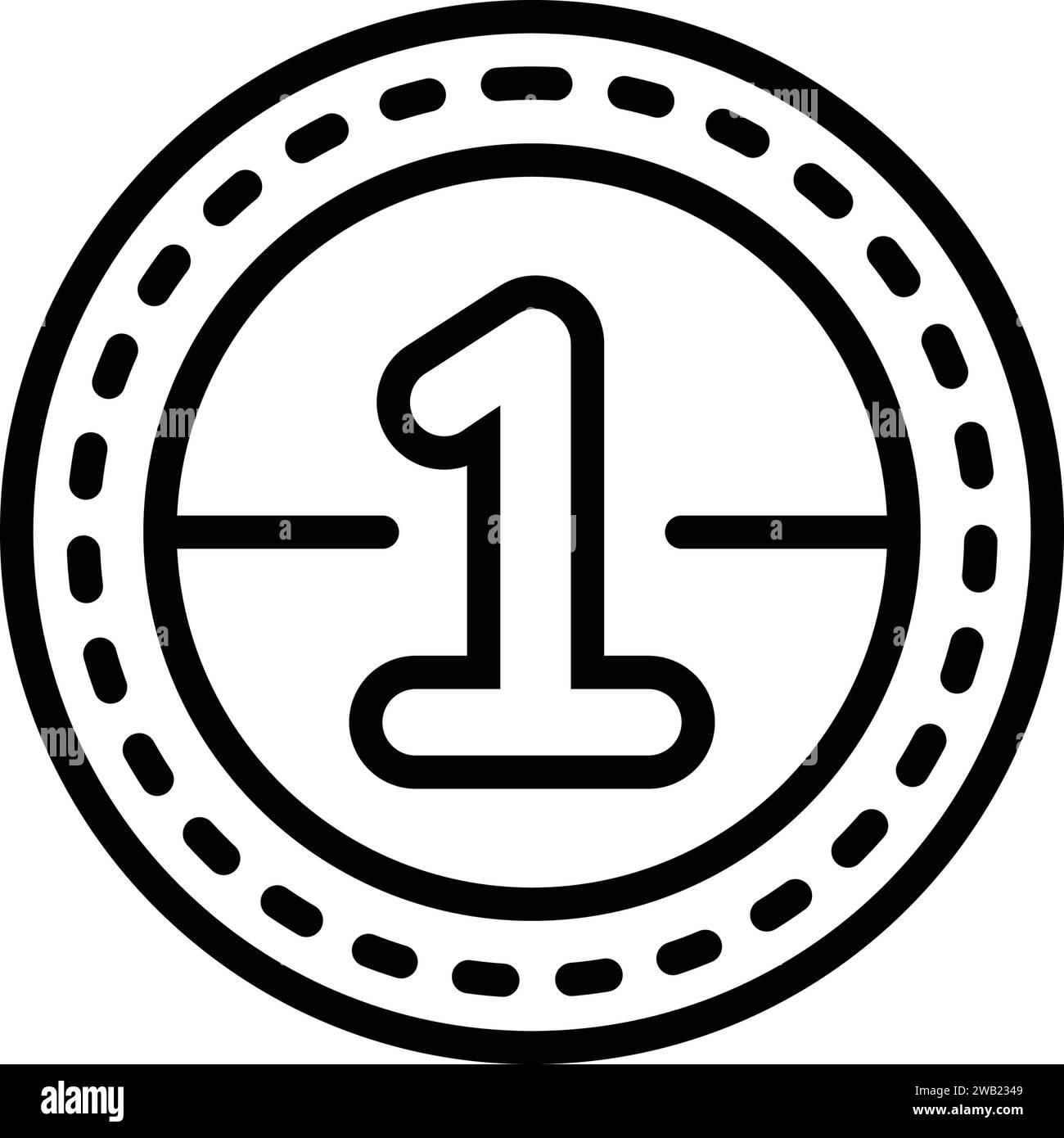 Number one logotype Black and White Stock Photos & Images - Alamy