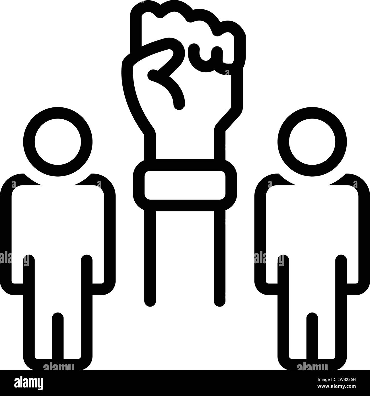 Icon for initiatives,will power Stock Vector