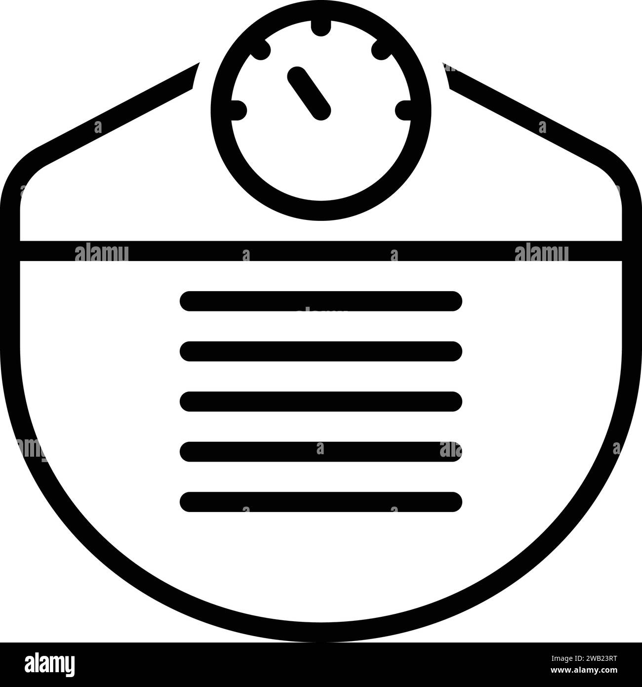 Icon for weight,heft Stock Vector