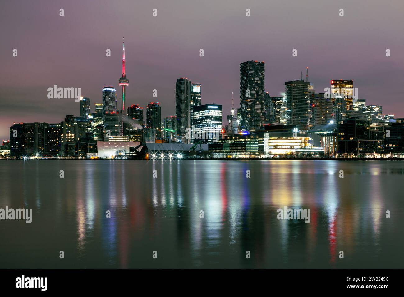 The skyline of Toronto, Ontario, Canada Stock Photo
