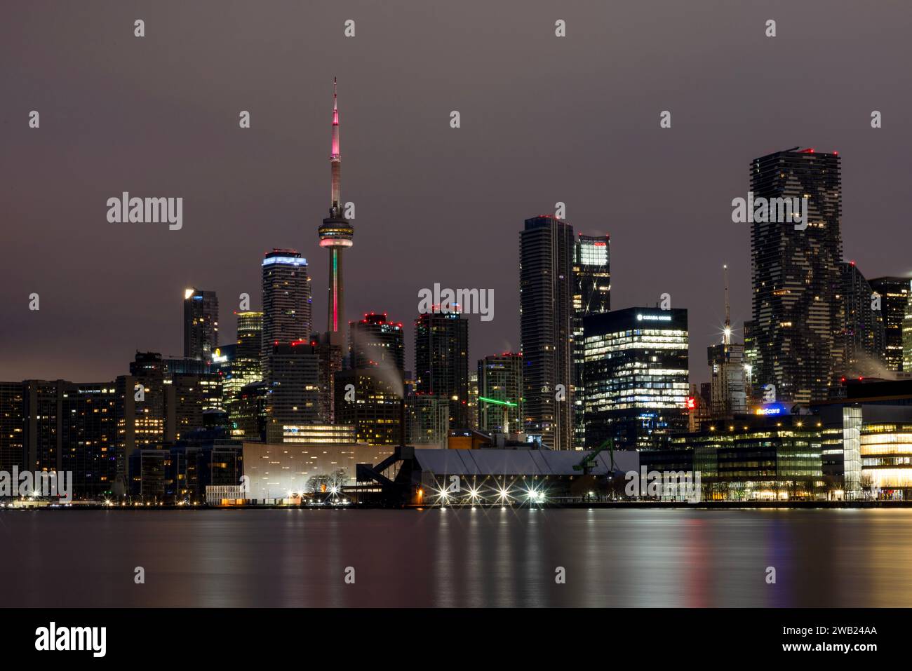 The skyline of Toronto, Ontario, Canada Stock Photo