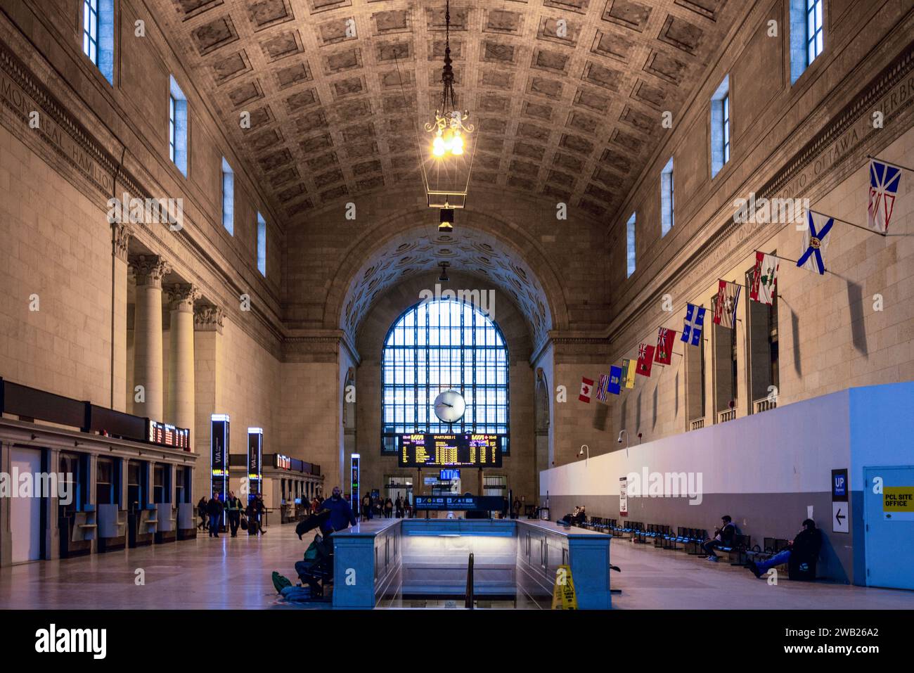 Union Station in Toronto, Ontario, Canada Stock Photo