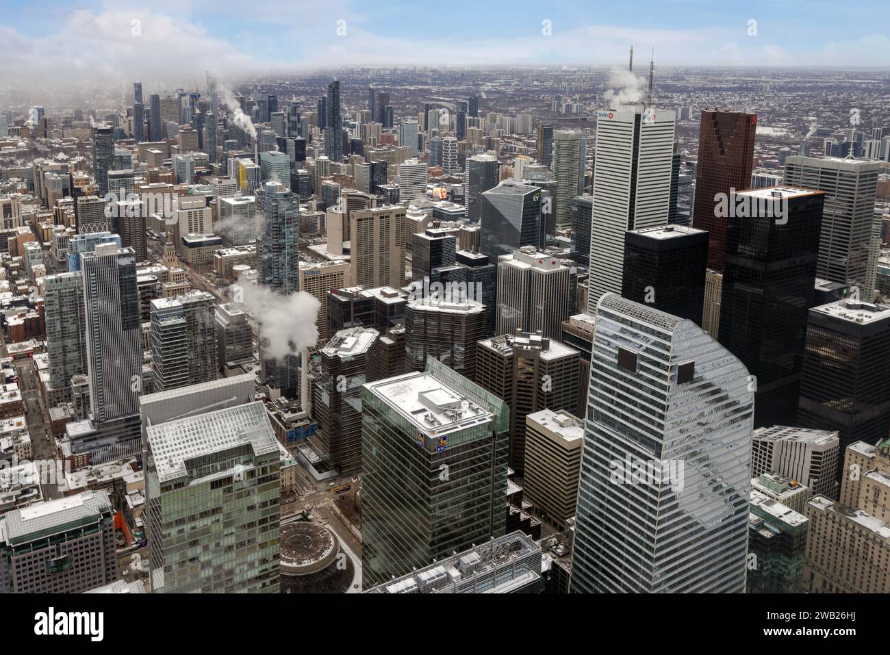 Downtown of Toronto, Ontario, Canada Stock Photo