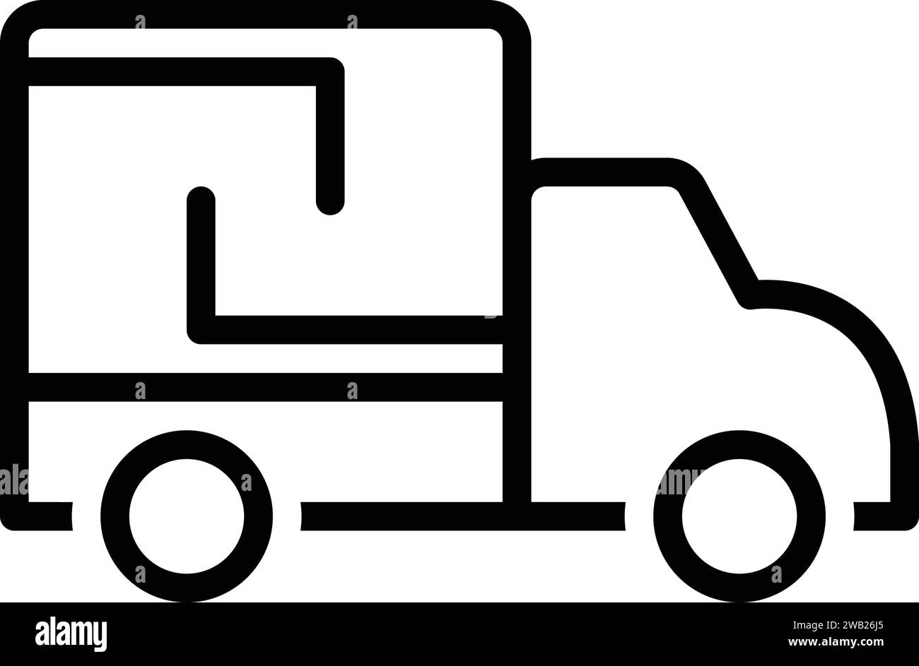 Lorry shape Stock Vector Images - Alamy