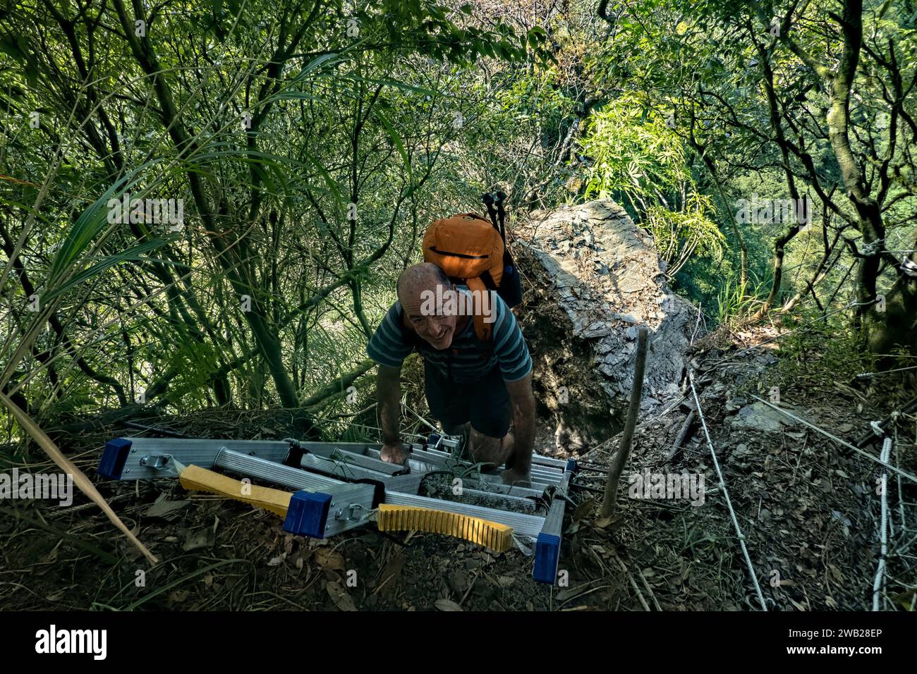 Climbing ladders hi-res stock photography and images - Alamy