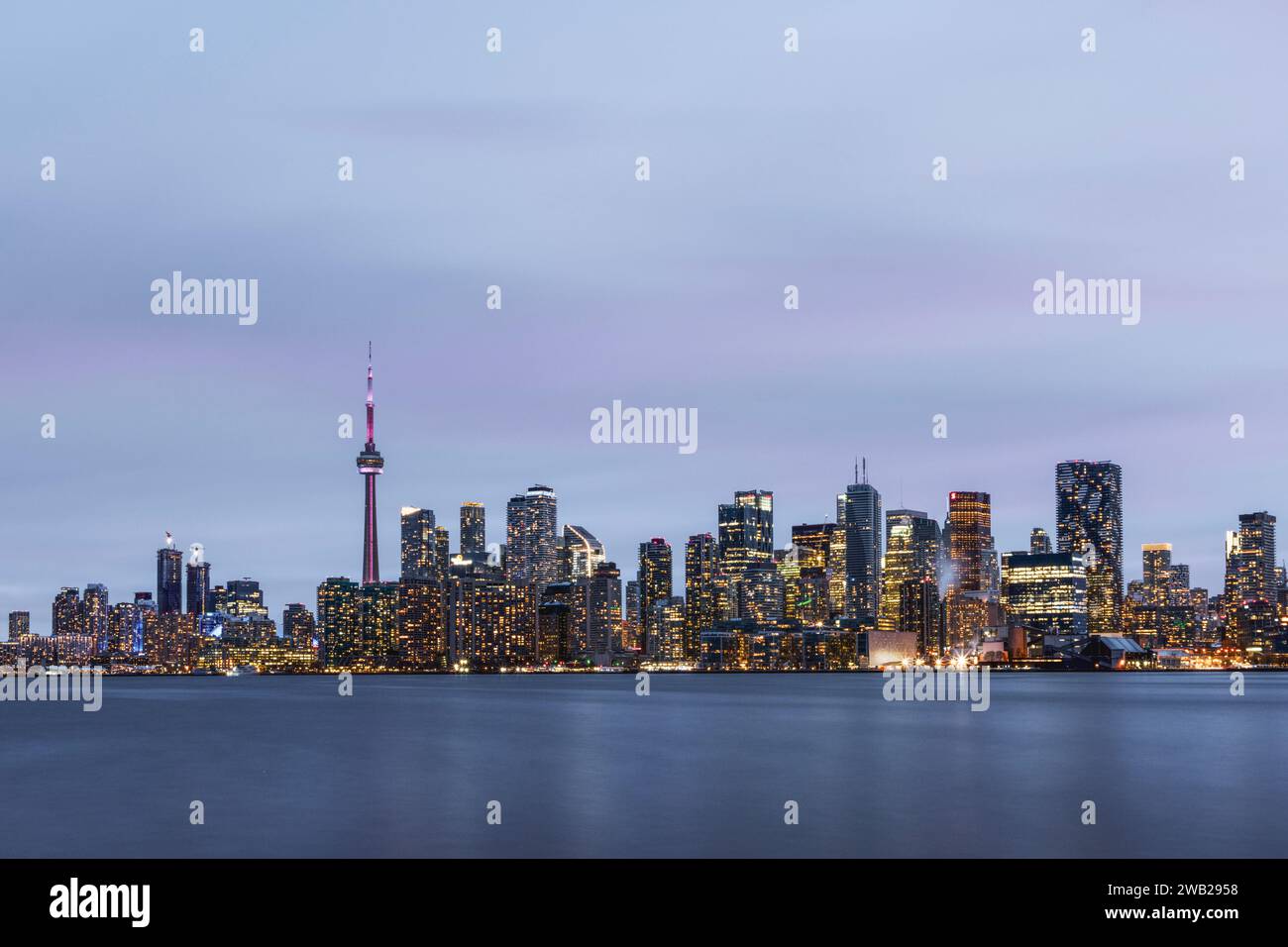 The skyline of Toronto, Ontario, Canada Stock Photo