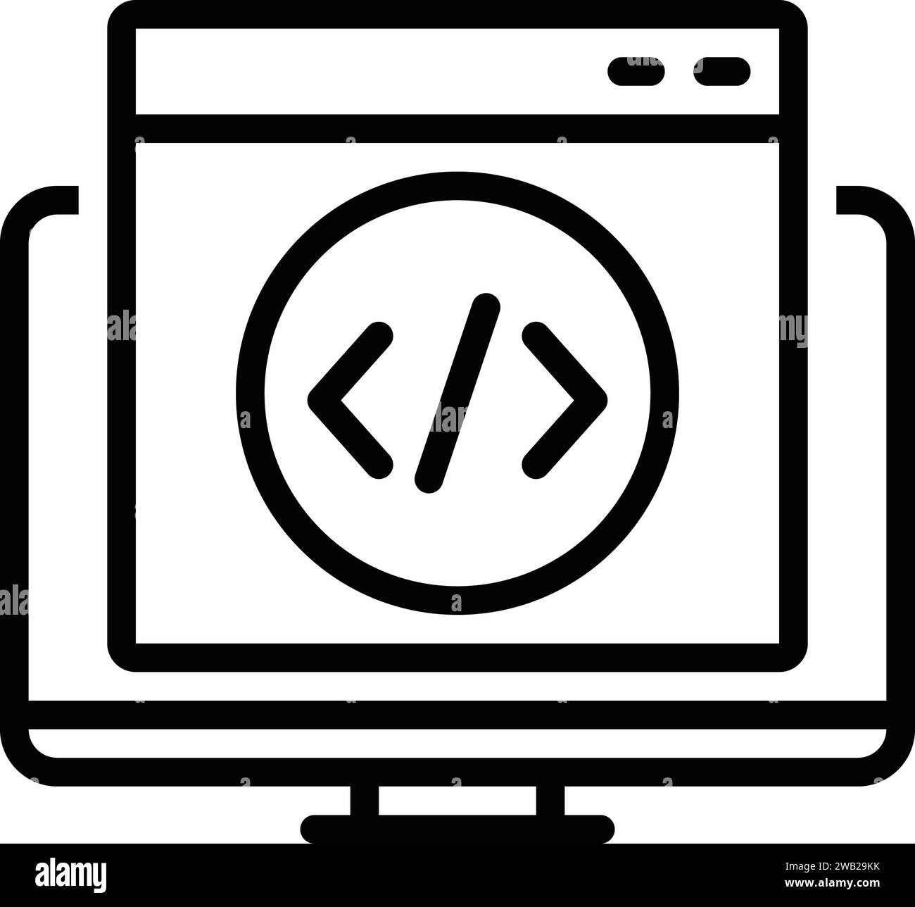 Icon for html,coding Stock Vector Image & Art - Alamy