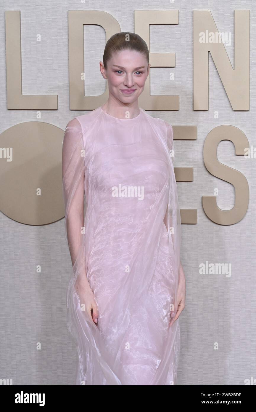 Los Angeles, USA. 07th Jan, 2024. LOS ANGELES, USA. January 07, 2024 Hunter Schafer arriving at