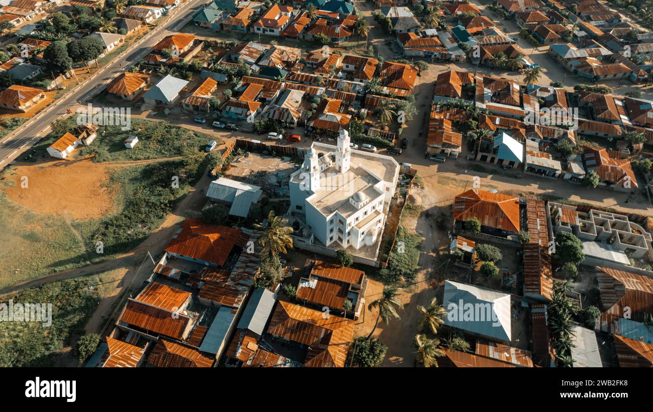 Aerial view of Tanga city, Tanzania Stock Photo Alamy