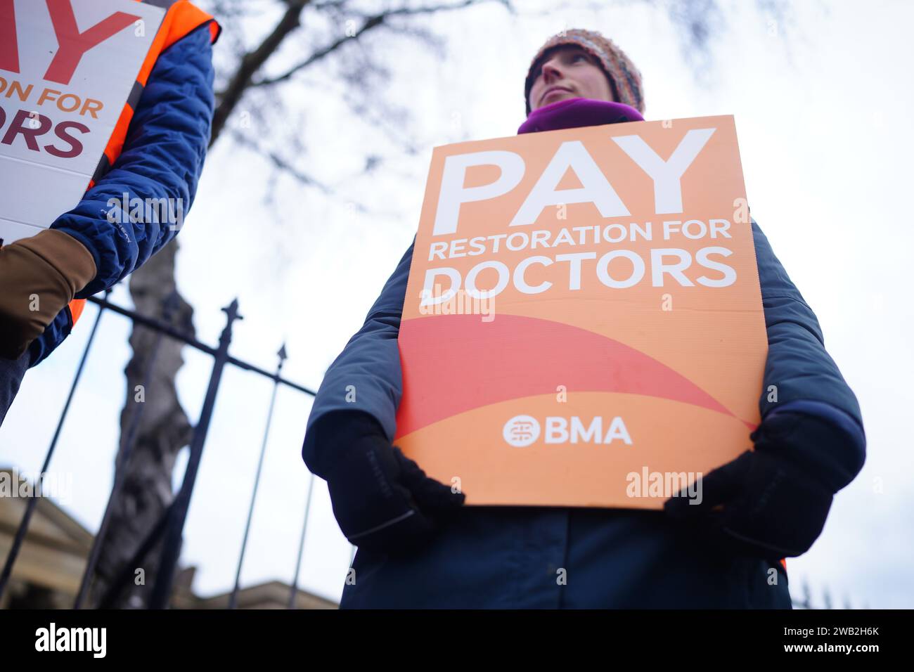 Junior doctors and members of the British Medical Association (BMA) on