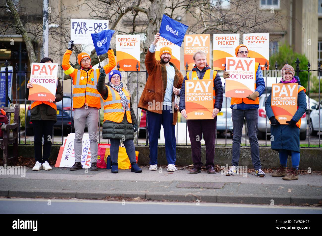 Junior doctors and members of the British Medical Association (BMA) on