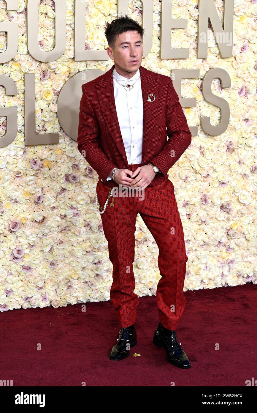 Barry Keoghan bei der Verleihung der 81. Golden Globe Awards im Beverly Hilton Hotel. Beverly