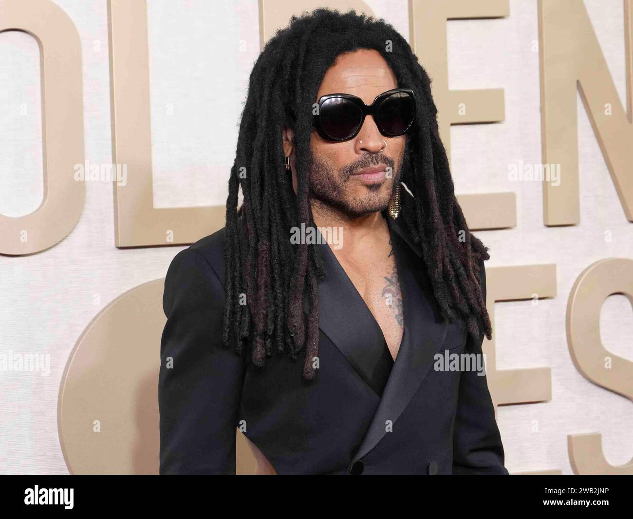 Los Angeles, USA. 07th Jan, 2024. Lenny Kravitz attends the arrivals of