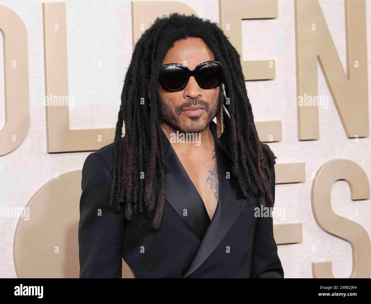 Los Angeles, USA. 07th Jan, 2024. Lenny Kravitz attends the arrivals of