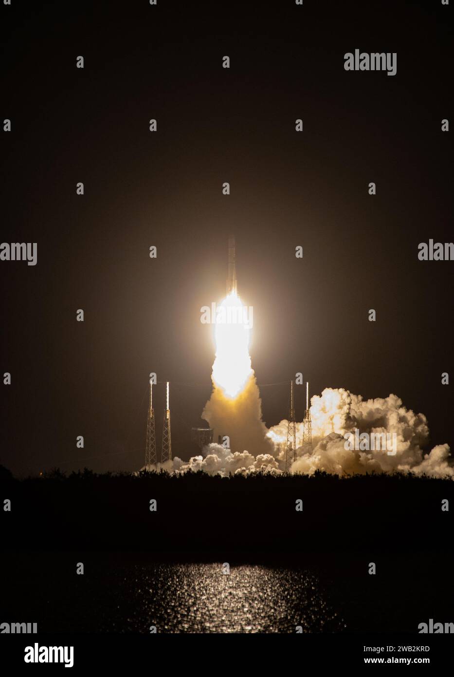 CAPE CANAVERAL, FLORIDA, USA 08 January 2024 On the first flight of