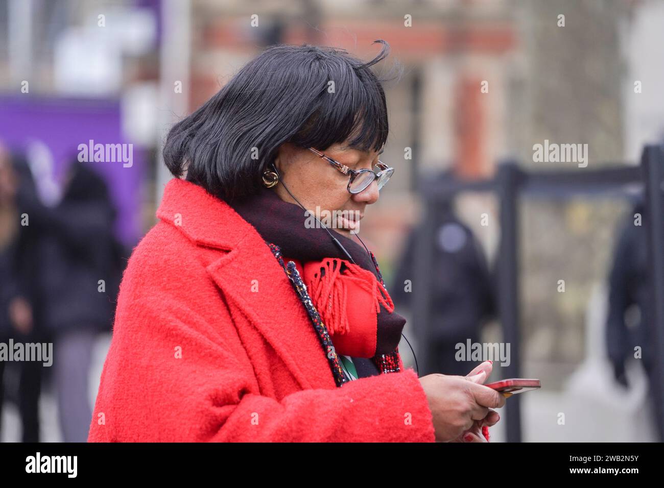 London UK 8 January 2024 Diane Abbott Diane Labour Member Of   London Uk 8 January 2024 Diane Abbott Diane Labour Member Of Parliament For Hackney North And Stoke Newington Seen In Westminster Credit Amer Ghazzalalamy Live News 2WB2N5Y 