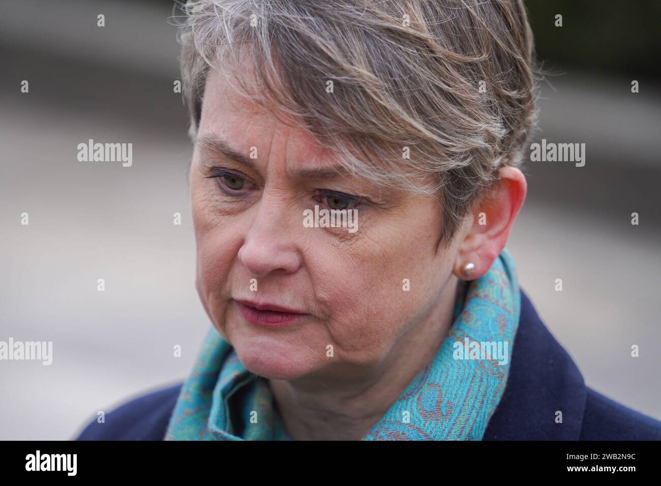 London UK 8 January 2024 Yvette Cooper Shadow Home Secretary And   London Uk 8 January 2024 Yvette Cooper Shadow Home Secretary And Labour Mp For Normanton Pontefract And Castleford Seen In Westminster Credit Amer Ghazzalalamy Live News 2WB2N9C 