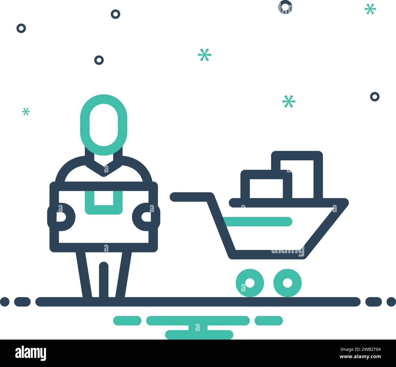 Icon for brought,import Stock Vector Image & Art - Alamy