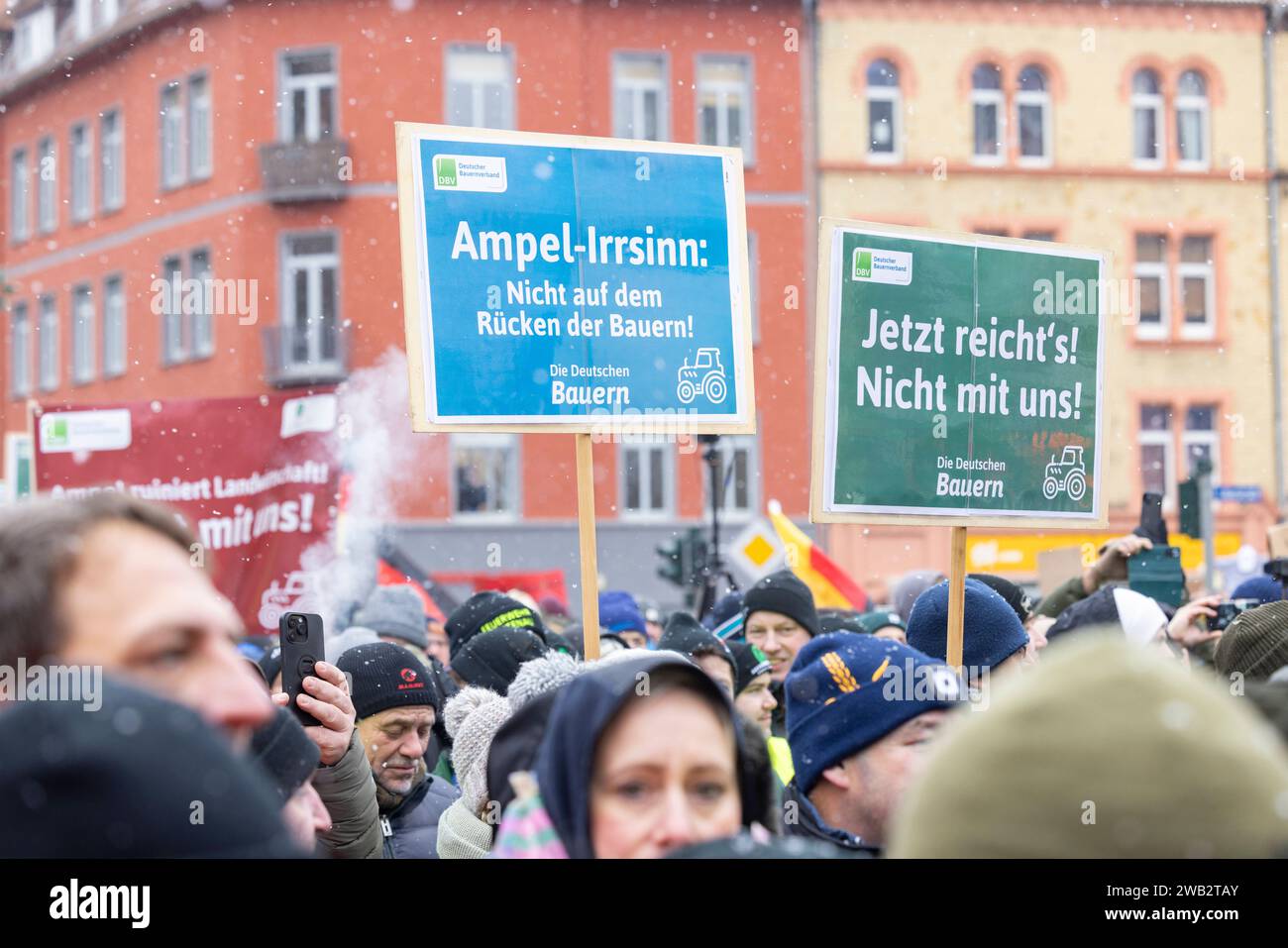 Bauernprotest 8. Januar 2024 08012024 Bundesweiter Aktionstag der