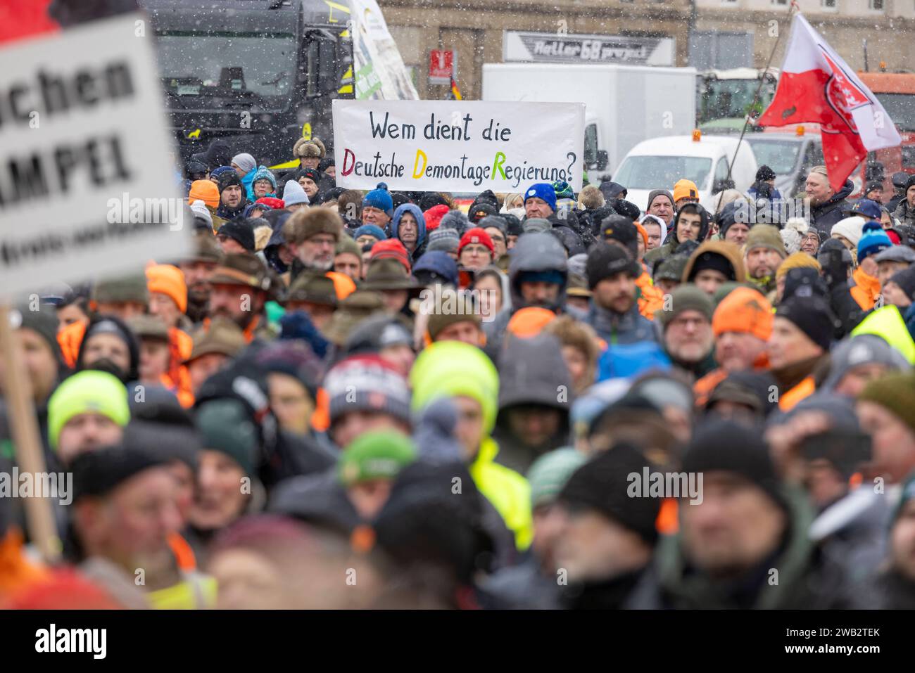 Bauernprotest 8. Januar 2024 08012024 Bundesweiter Aktionstag der