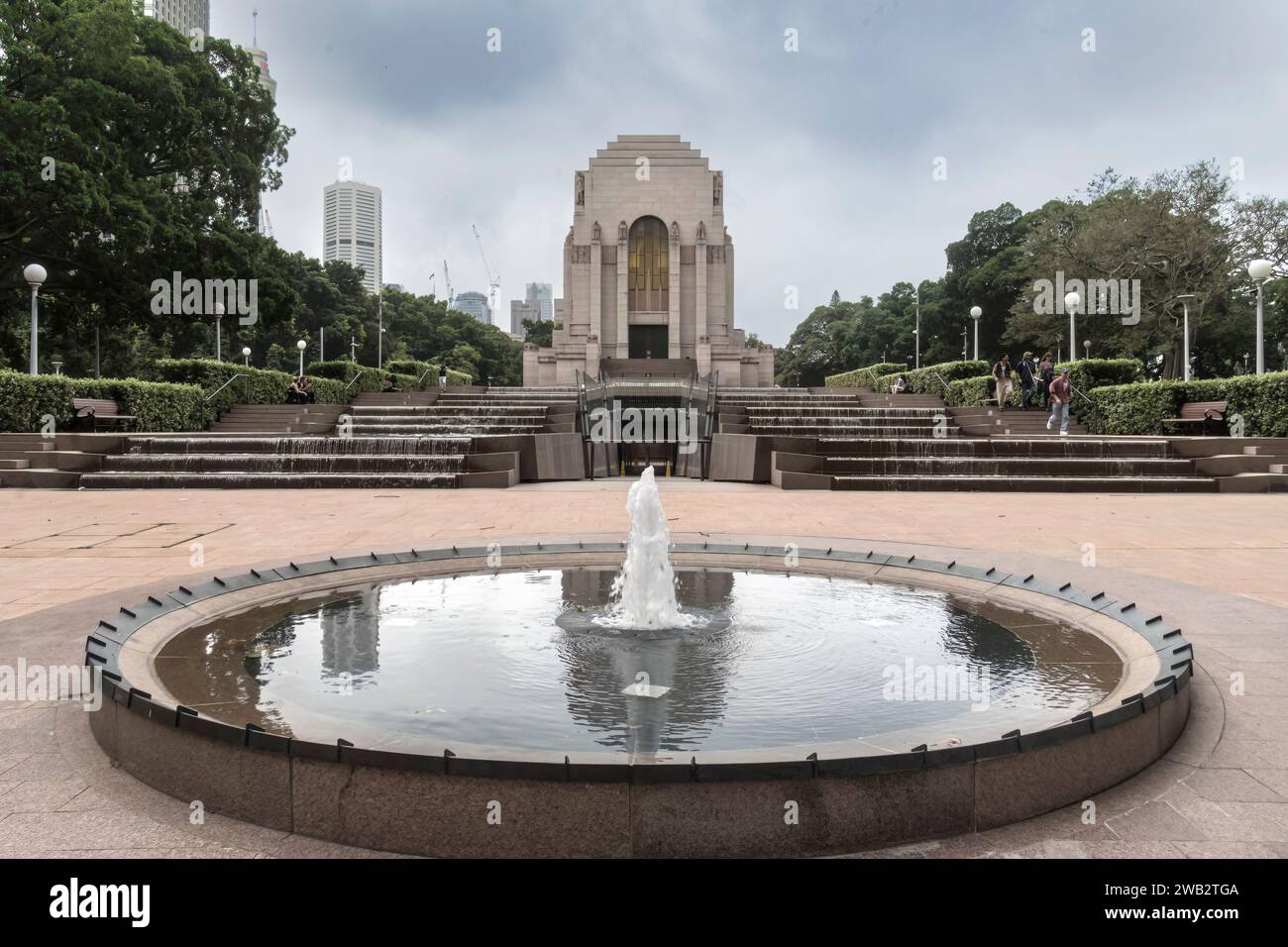 The ANZAC Memorial in Hyde Park, Sydney Australia Stock Photo