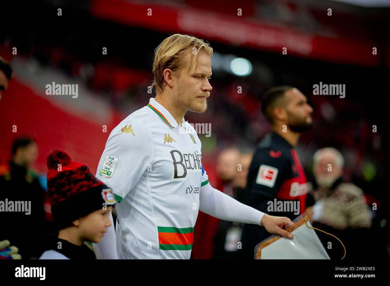 LEVERKUSEN, GERMANY - 7 JANUARY, 2024: Joel Pohjanpalo, The friendly match FC Bayer 04 Leverkusen vs Venezia FC at BayArena Stock Photo