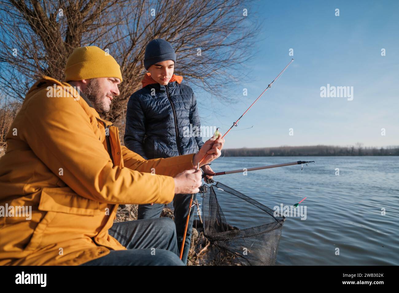 Son fishing hi-res stock photography and images - Page 11 - Alamy