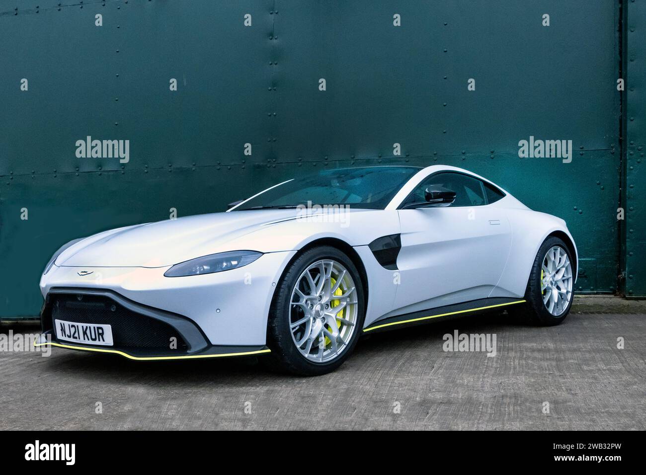 Aston Martin at Bicester Heritage Scramble January 2024 Stock Photo