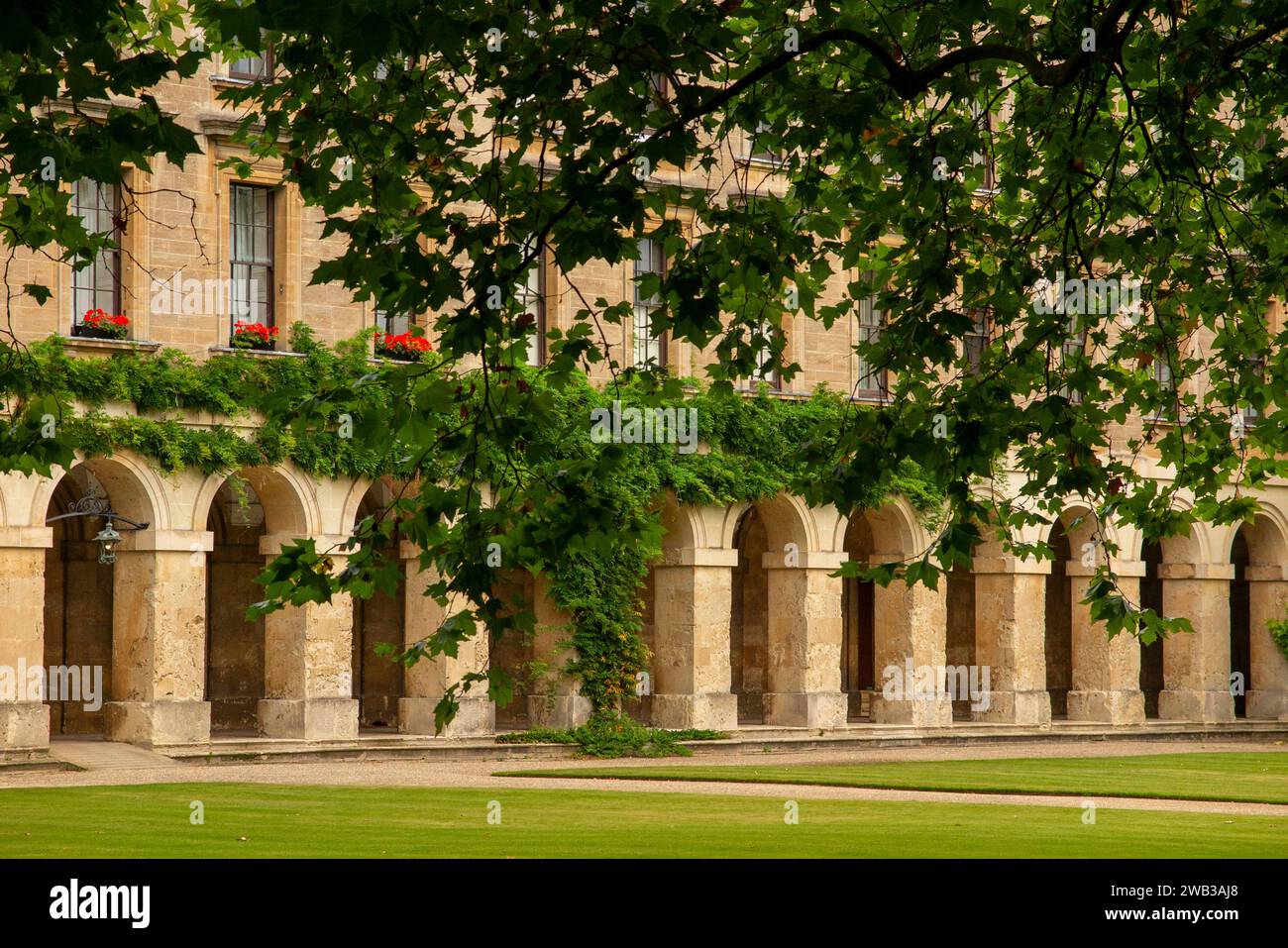 UK, England, Oxfordshire, Oxford, Magdalen College, New Building Stock Photo