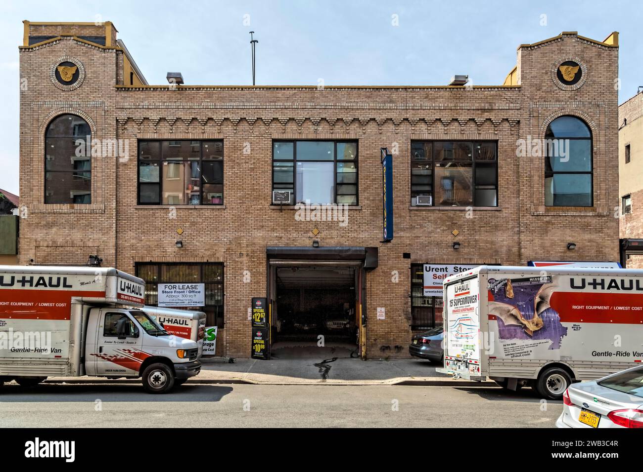 220 East 117th Street is a twostory (plus basement) parking garage